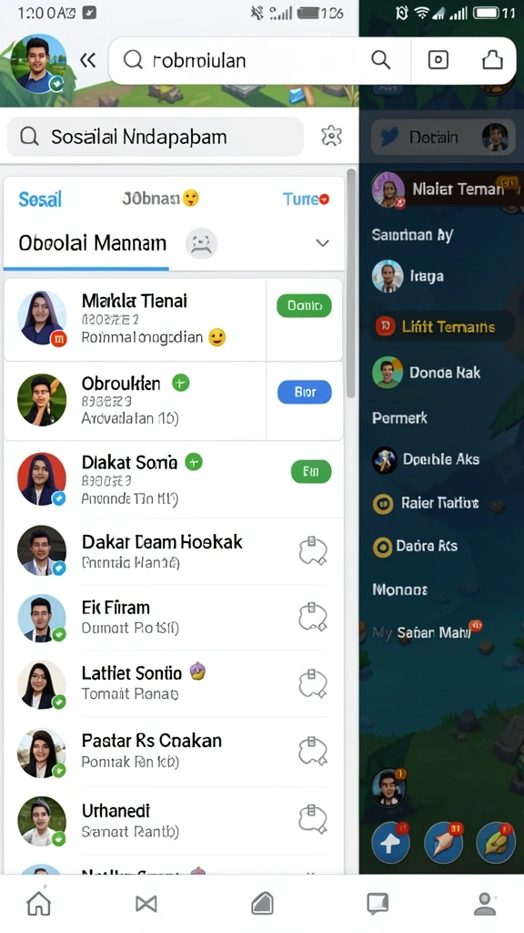 Tampilan antarmuka yang modern dan menarik.