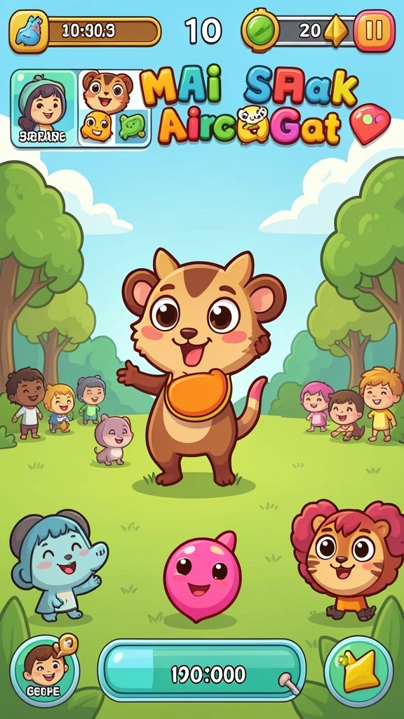 Tampilan gameplay yang seru dan penuh aksi.