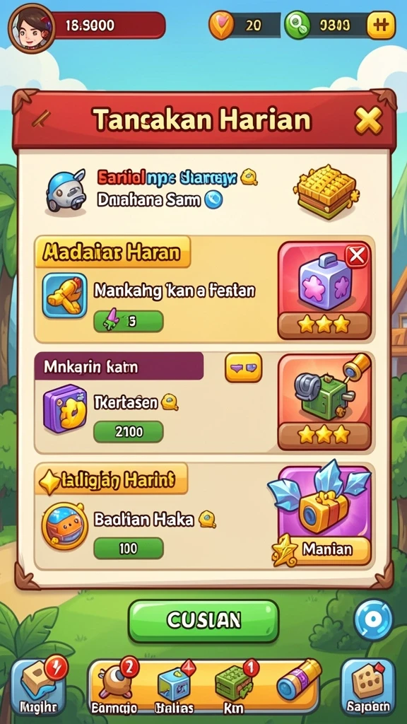 Tampilan antarmuka yang user-friendly dan menarik.
