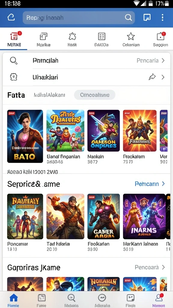 Momen seru dalam permainan yang bisa diabadikan.
