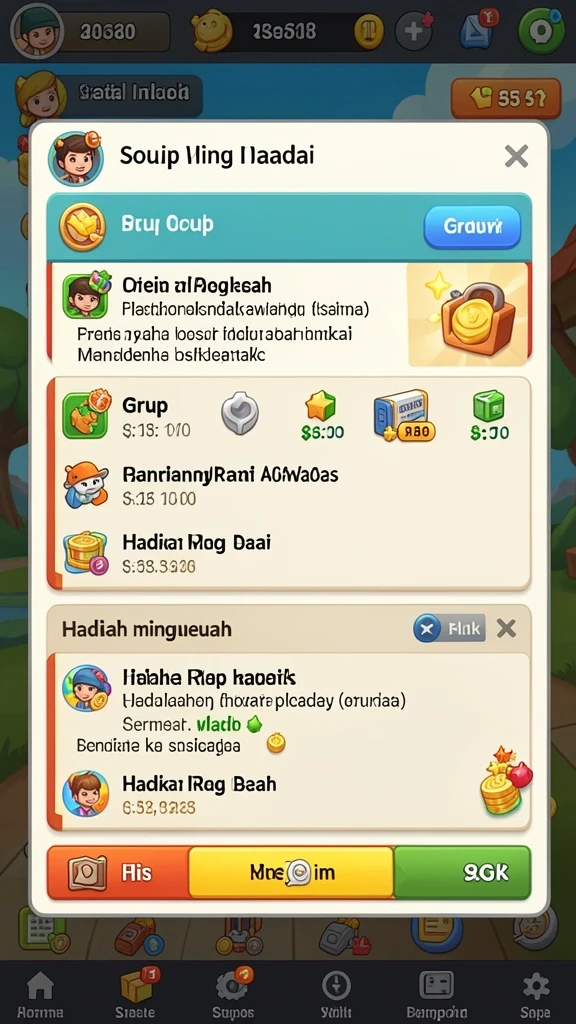 Grafis permainan yang tajam dan menarik.