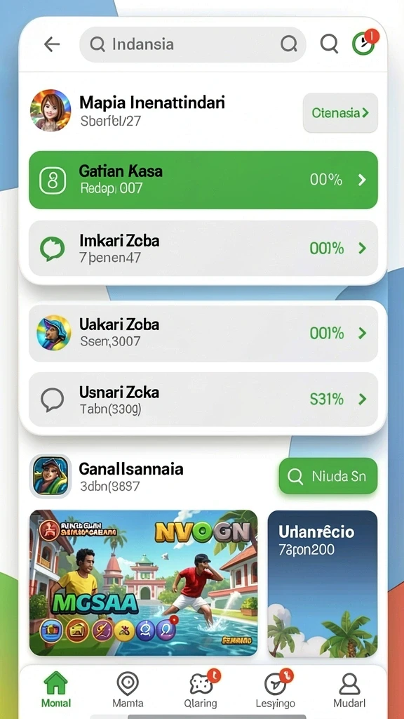 Beragam karakter unik siap dimainkan.