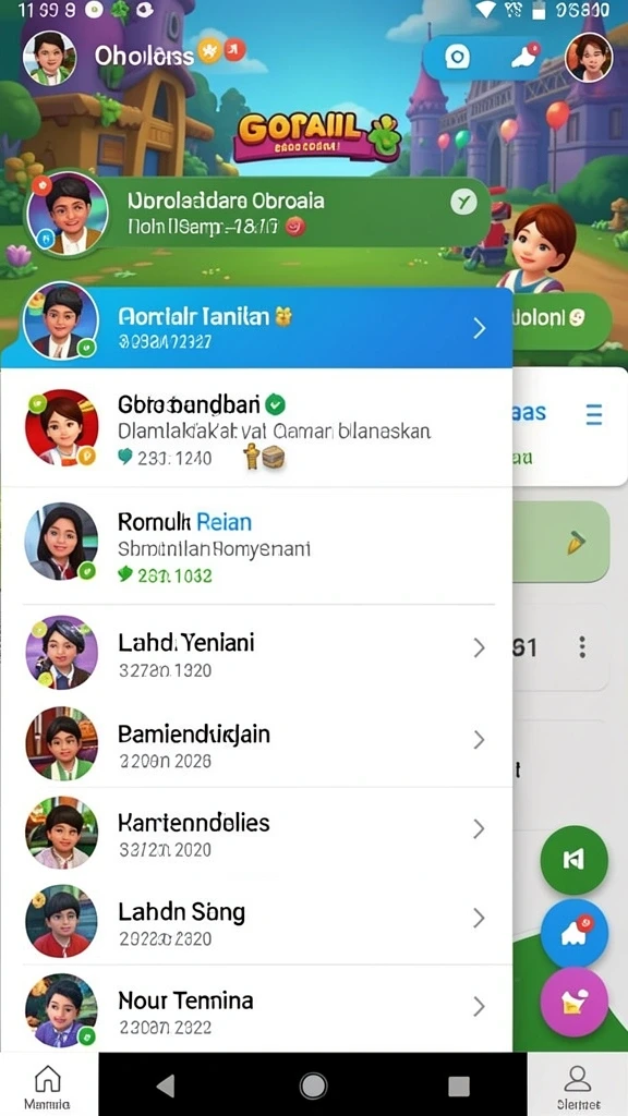 Tampilan utama DEWANUSA dengan grafis menawan.
