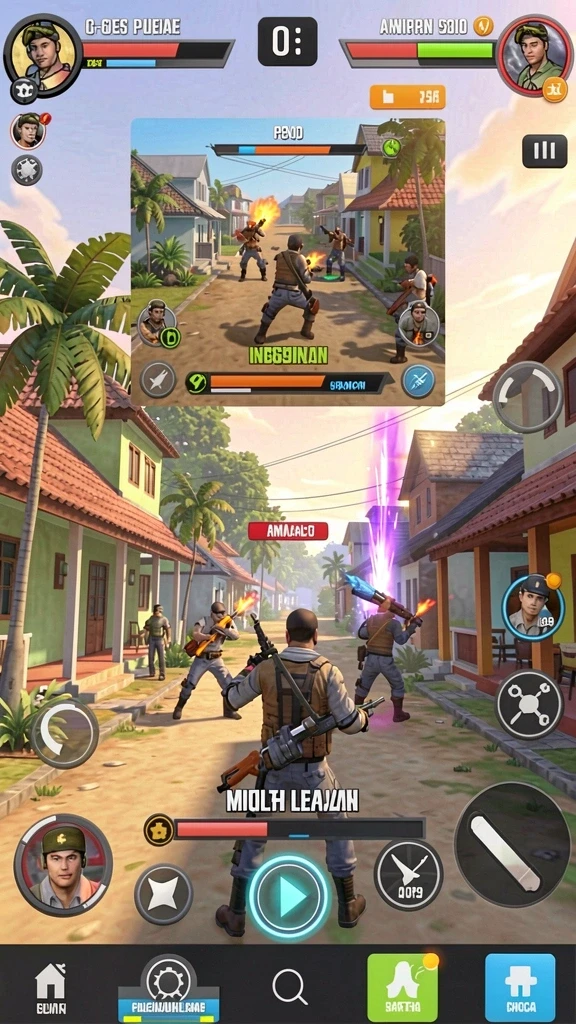 Tampilan depan menu utama DEWI5000 yang menarik.