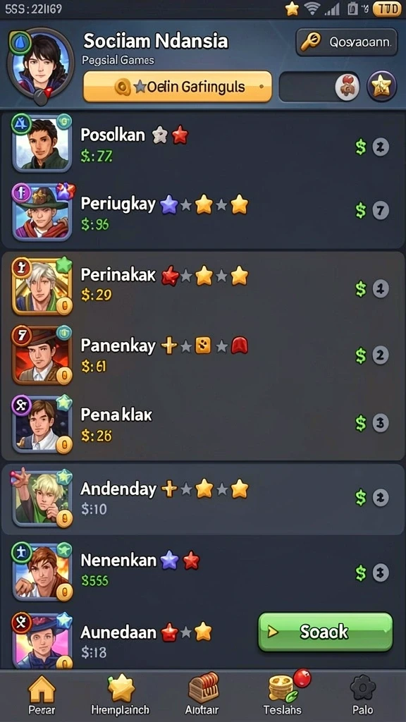 Tampilan grafis yang memukau dan detail.