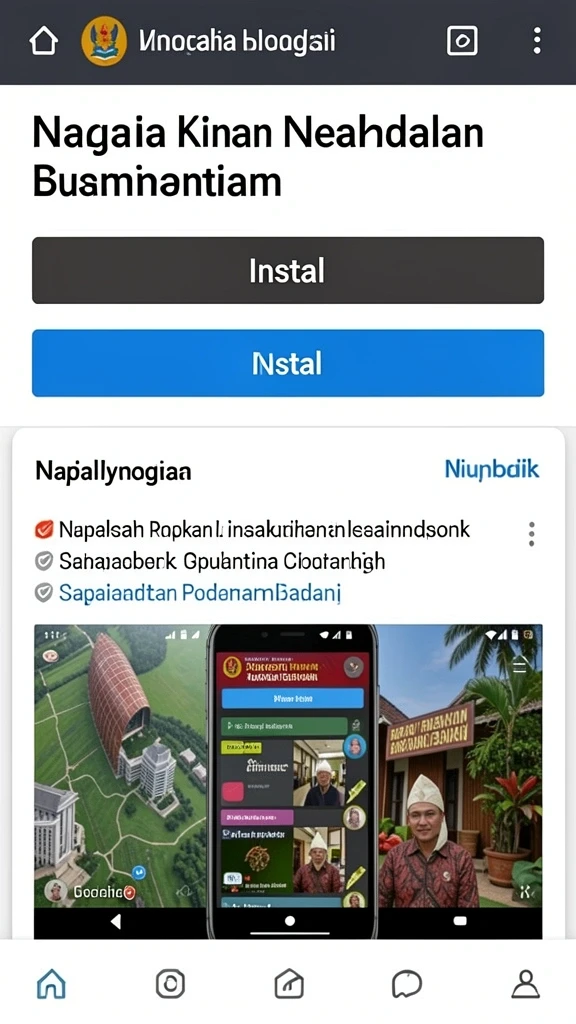 Tampilan awal yang menarik dengan desain modern.
