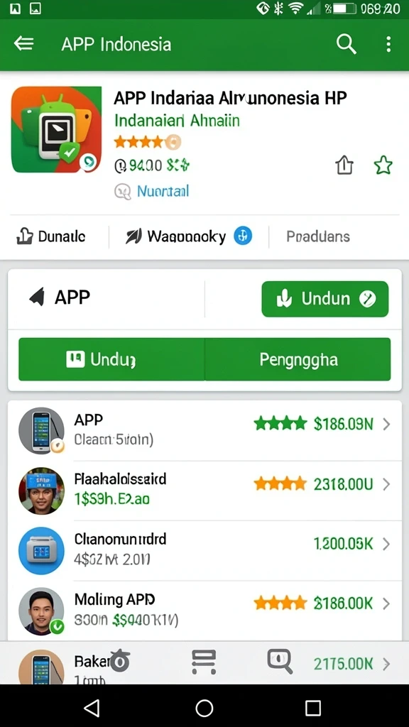 Beragam jenis permainan yang tersedia untuk dipilih.