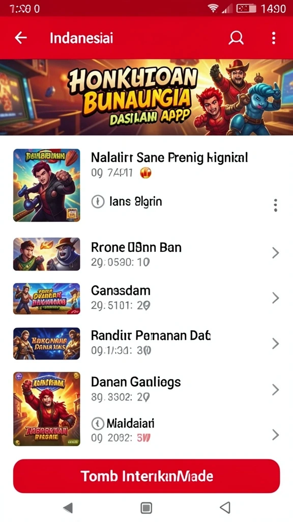 Screenshot menampilkan fitur reward yang menggembirakan.