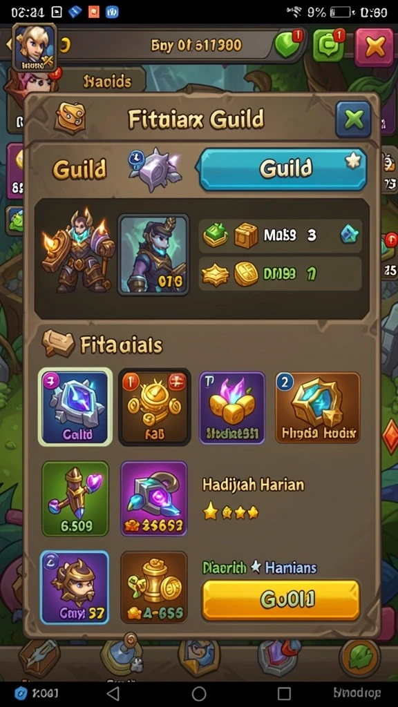 Screenshot aksi dalam pertempuran seru di KINGDOMTOTO.
