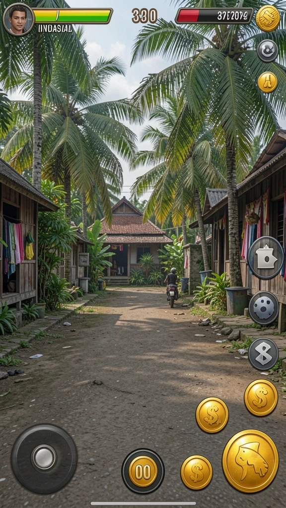 Tampilan pemandangan indah dalam dunia KINGDOMTOTO.