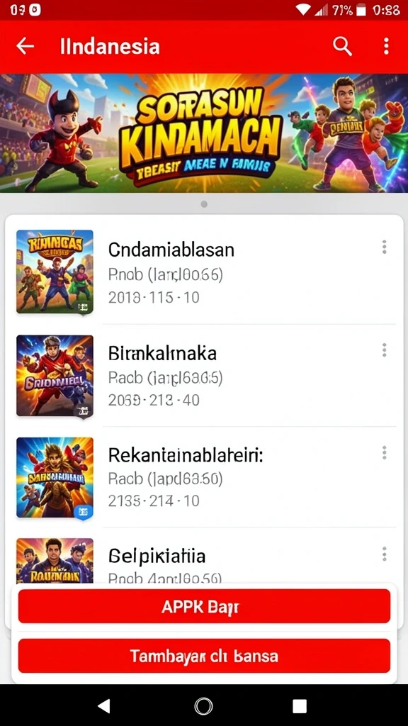 Tangkapan layar fitur karakter unik dalam LANCAR138.