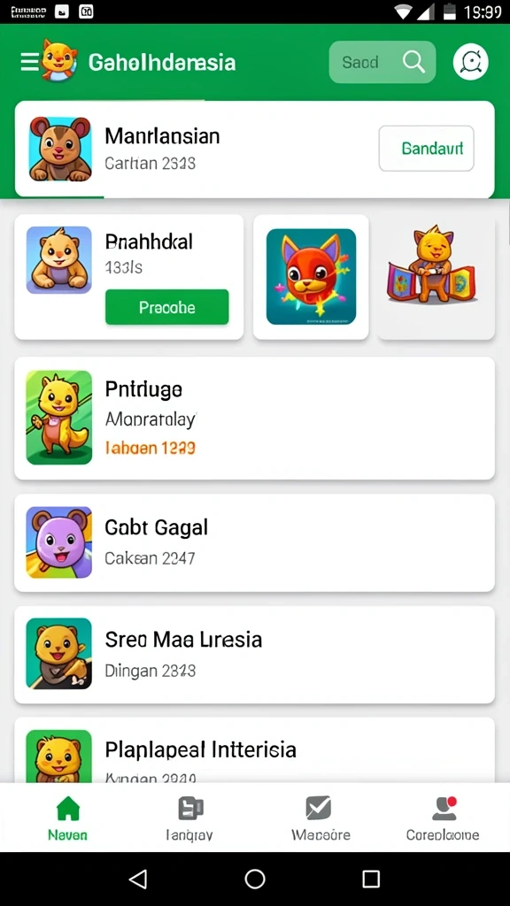 Tampilan mesin slot yang menarik dan penuh warna.