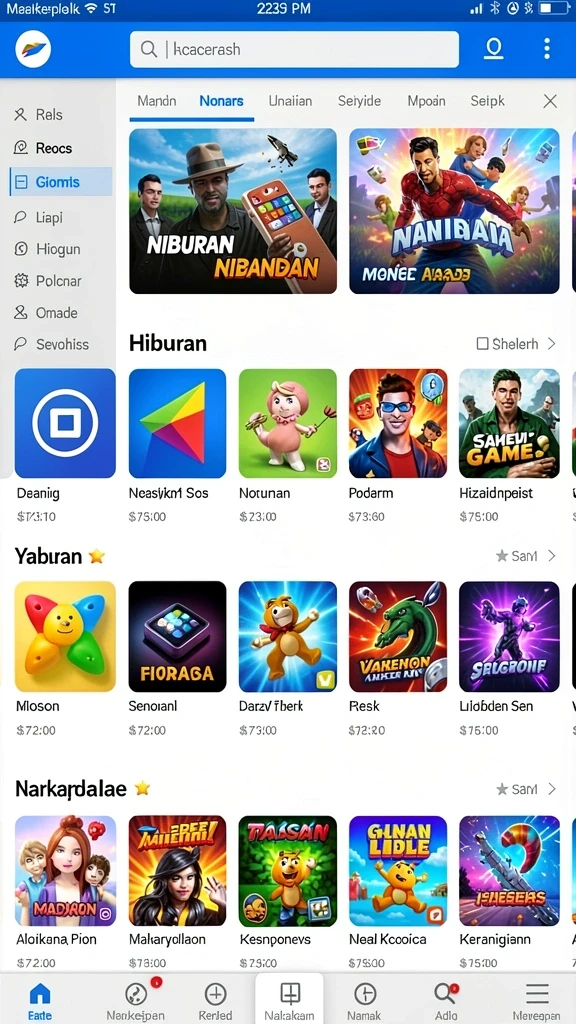 Screenshot 1: Tampilan awal game N32 yang menarik.