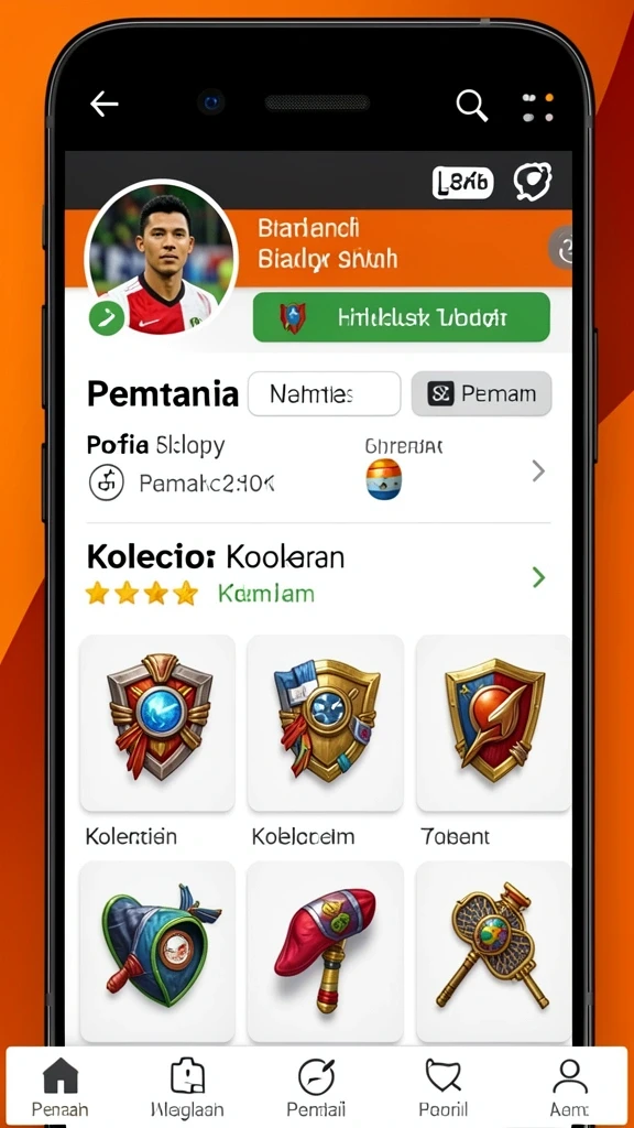 Tampilan awal yang menarik dan mudah dinavigasi.