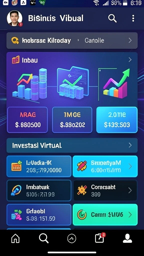 Tampilan antarmuka yang menawan dan user-friendly.