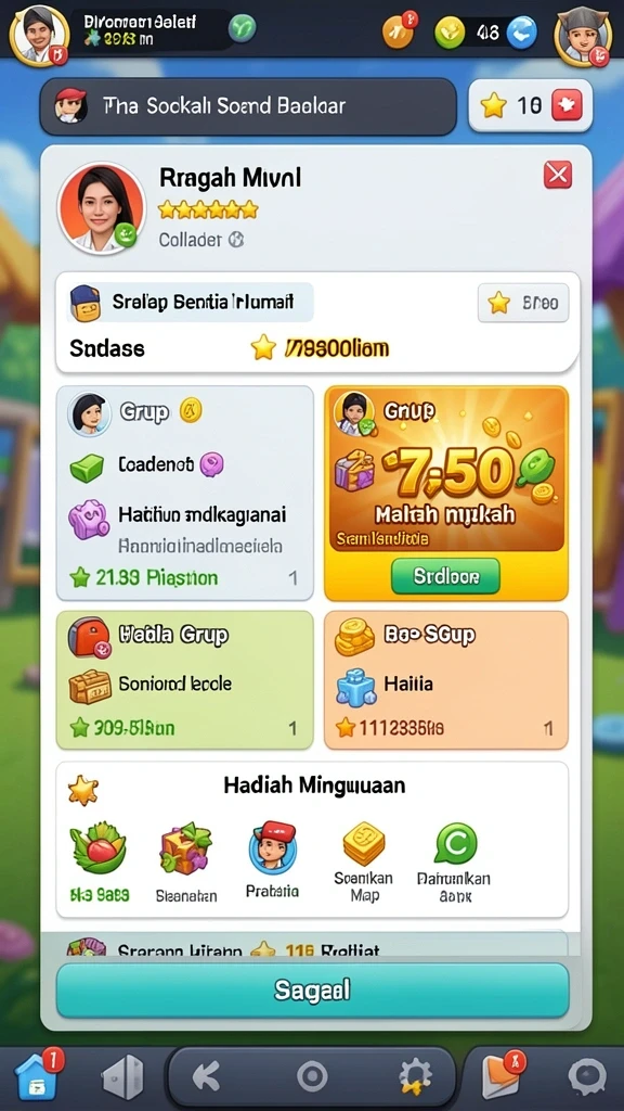 Tampilan antarmuka aplikasi yang menarik dan intuitif.