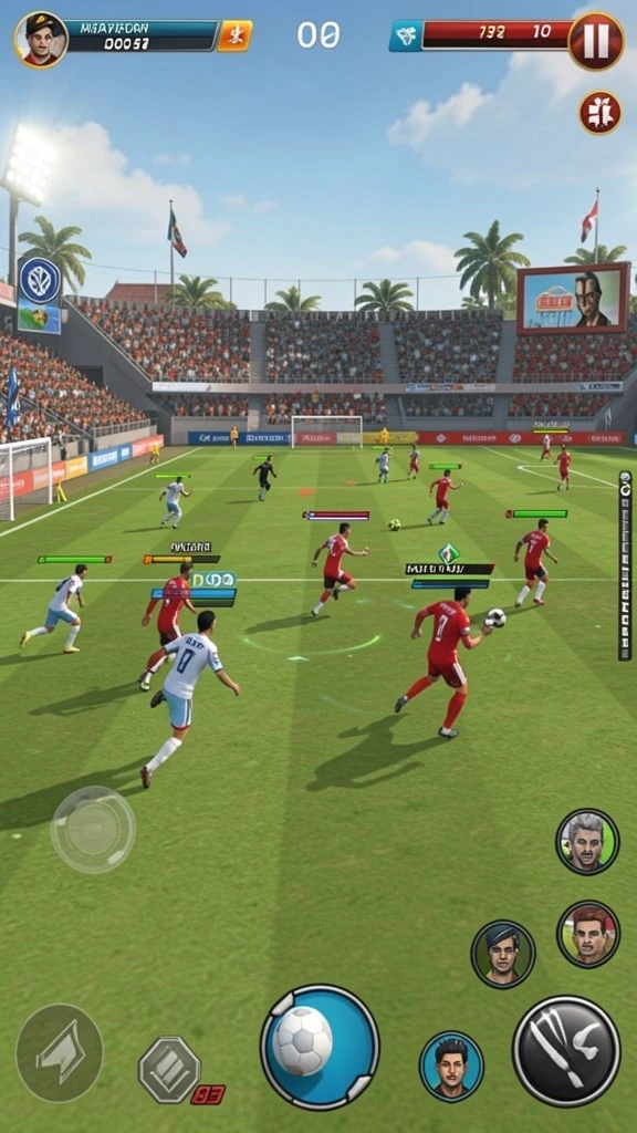 Tangkapan layar gameplay yang menampilkan level menantang.