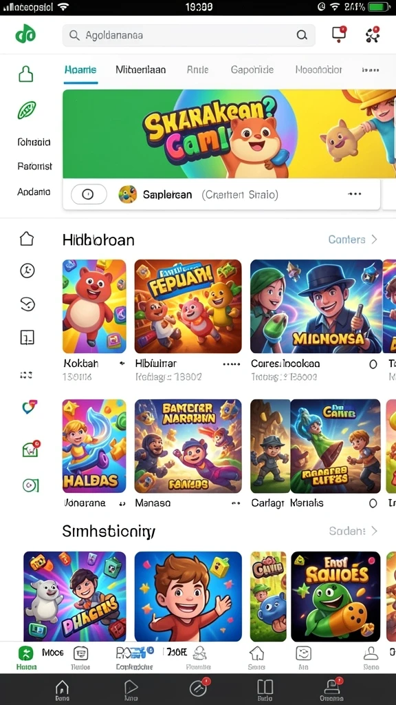 Visual level yang menakjubkan dan penuh warna.