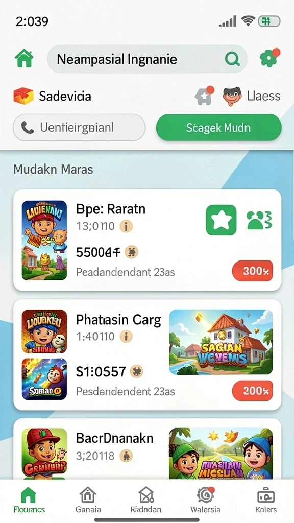 Tampilan antarmuka yang menarik dan mudah dinavigasi.