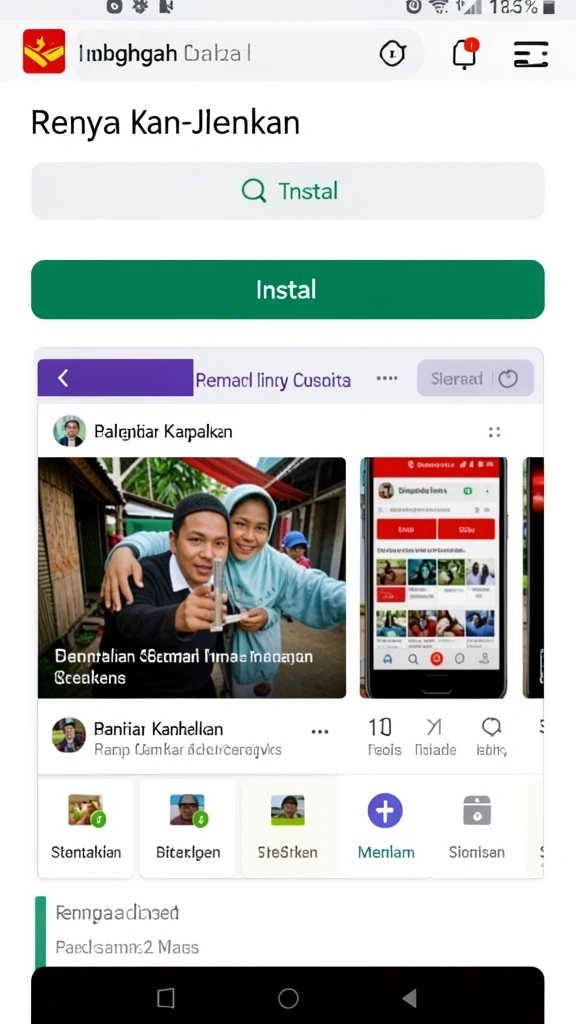 Tampilan karakter utama dengan latar belakang yang menakjubkan.