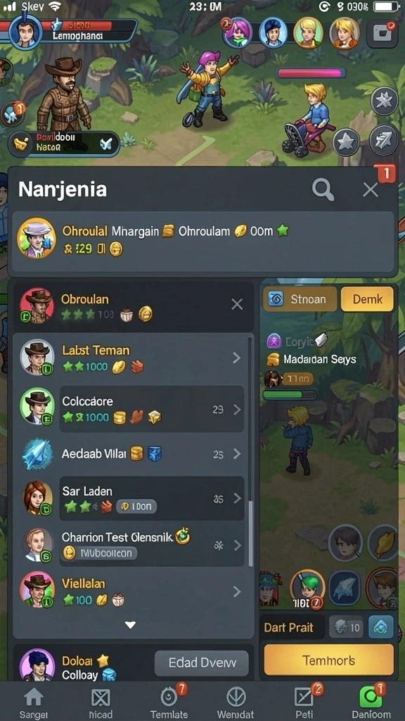 Melihat grafis yang memukau dari lingkungan game.
