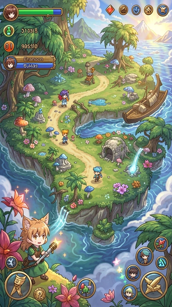 Screenshot gameplay dengan tantangan seru.