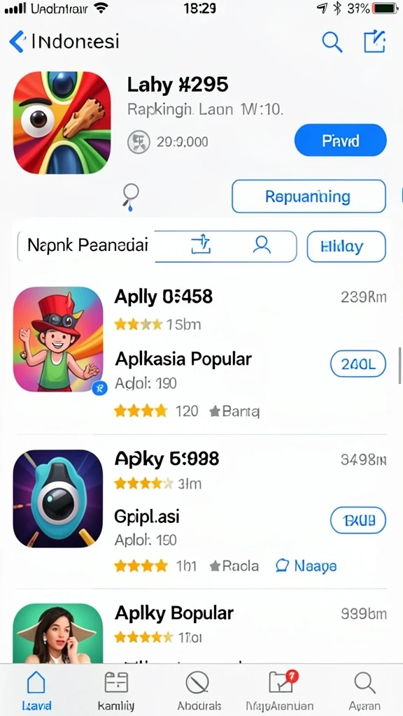 Tangkapan layar menampilkan permainan slot terbaru yang populer.