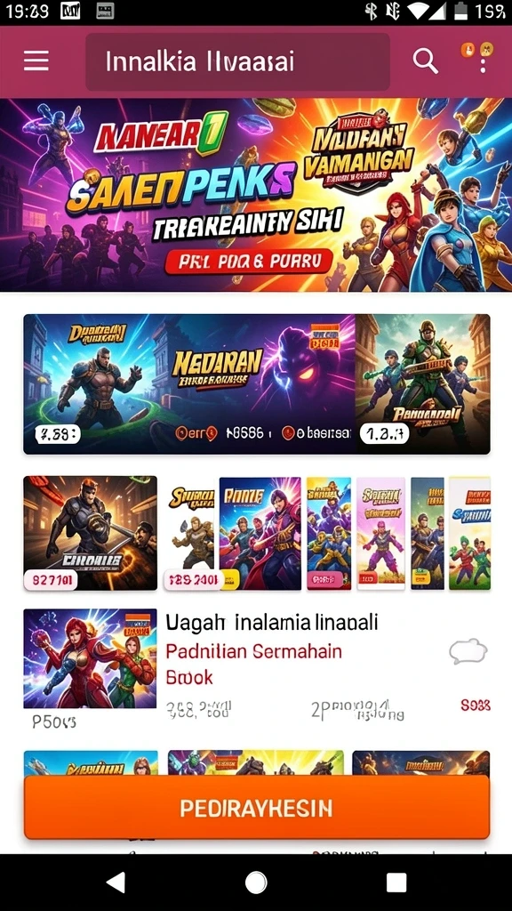 Tangkapan layar menunjukkan elemen kustomisasi karakter yang menarik.