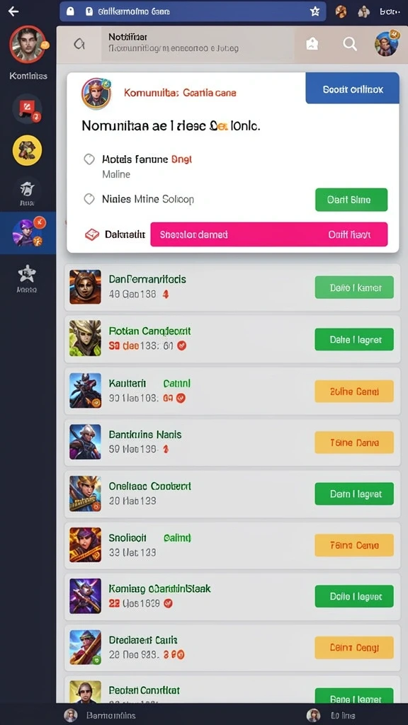 Karakter-karakter unik yang dapat dimainkan dalam game.